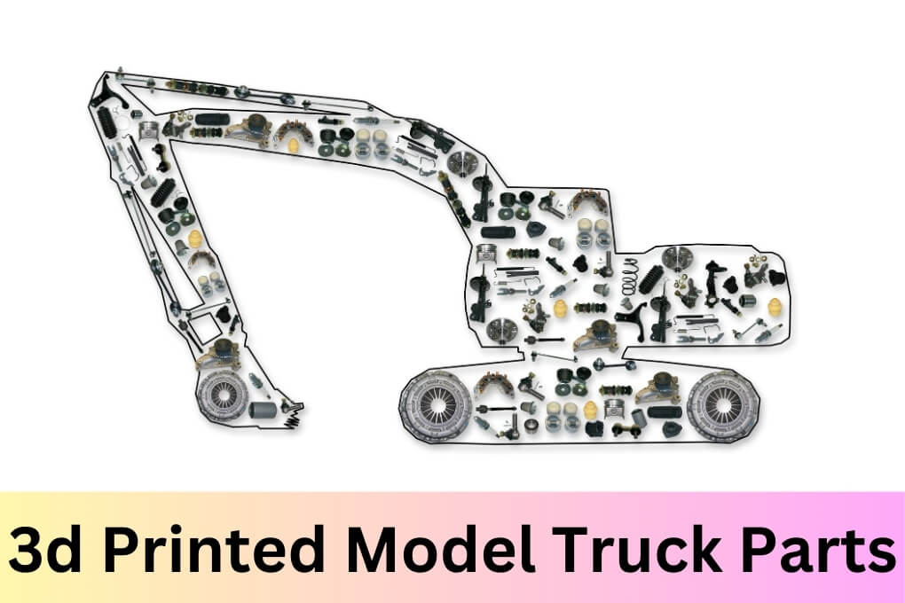 3d Printed Model Truck Parts