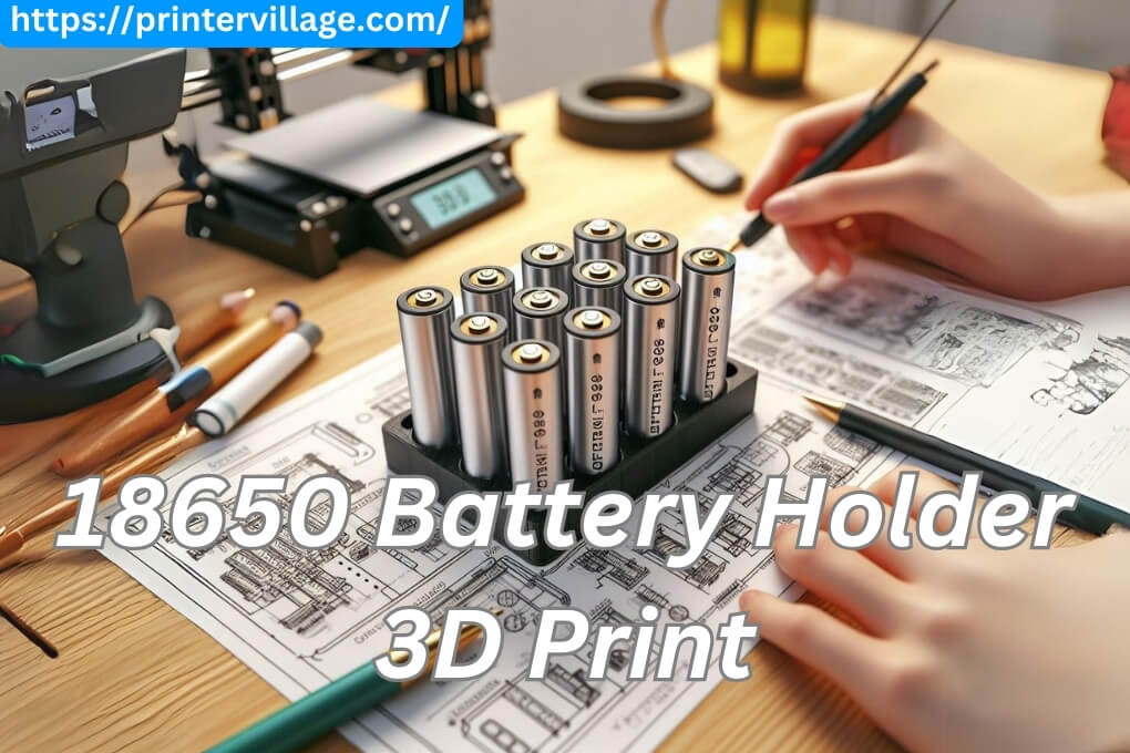 18650 Battery Holder 3D Print