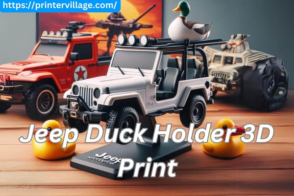 Jeep Duck Holder 3D Print